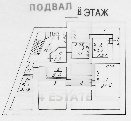 Продажа банковского особняка, м.Добрынинская.
