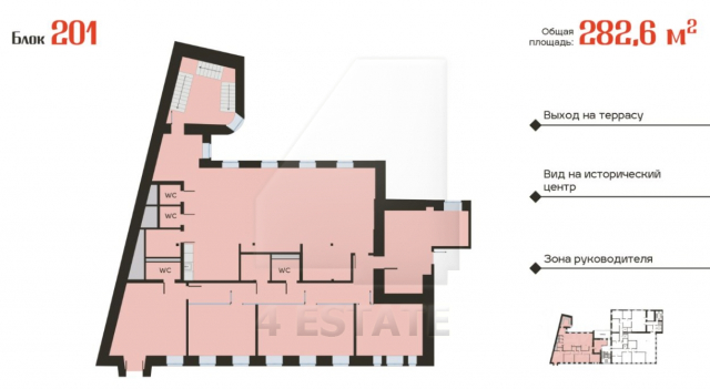 Продажа офиса в особняке класса А, м.Китай-город.