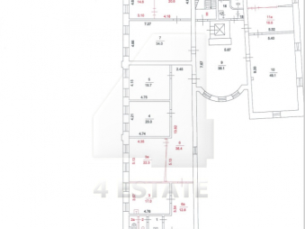 Аренда особняка класса В+, м.Третьяковская..