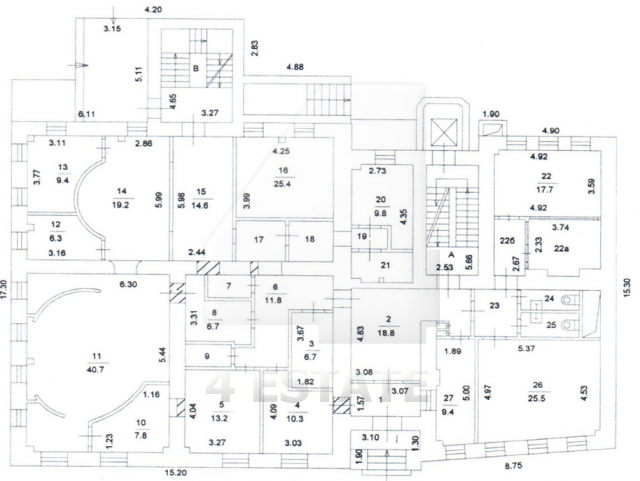 Аренда презентабельного особняка класса В+, м.Проспект мира.