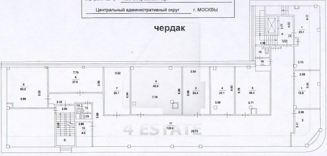 Аренда презентабельного особняка класса В+, м.Курская.