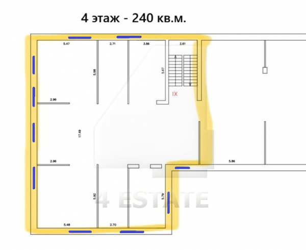 Аренда офисов в бизнес центре класса В, м.Ленинский пр-т.
