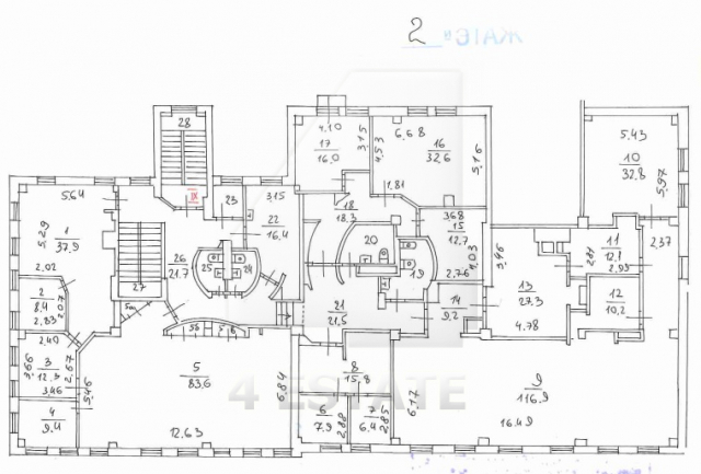 Предлагается на продажу презентабельный особняк класса А, м.Чистые пруды.