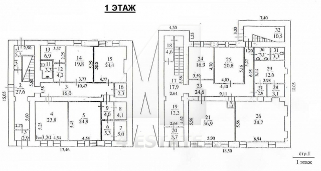 Аренда  офиса в особняке класса В+, м.Китай-город
