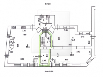 Аренда помещения в особняке класса В+, м.Проспект Мира