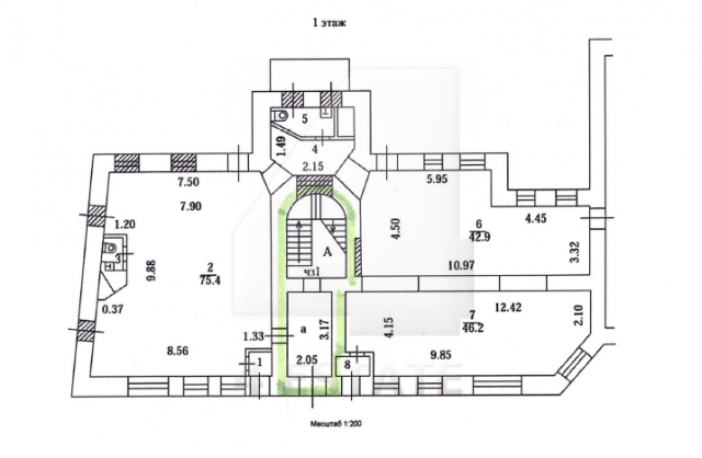 Аренда помещения в особняке класса В+, м.Проспект Мира