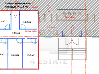 Аренда в бизнес центре класса А, м.Полянка.