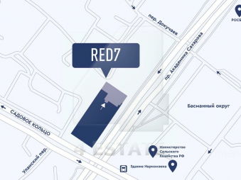 Аренда торговых помещений в элитном ЖК "RED 7", м.Красные ворота.