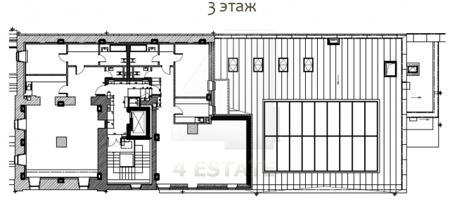 Реконструированный особняк классса А в стиле "Loft", м.Парк культуры.
