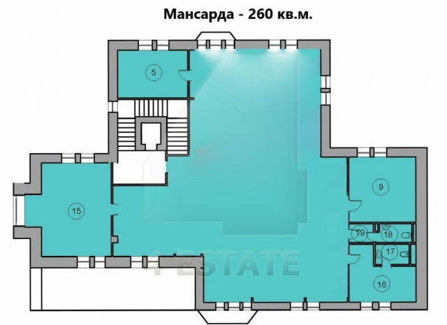Аренда офиса в особняке класса В+, м.Цветной б-р.