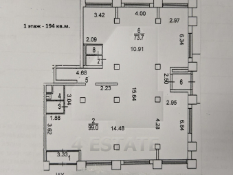 Аренда помещений с отдельным входом в элитном ЖК, м.Сокол.