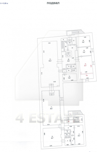 Аренда особняка класса В+, м.Третьяковская..