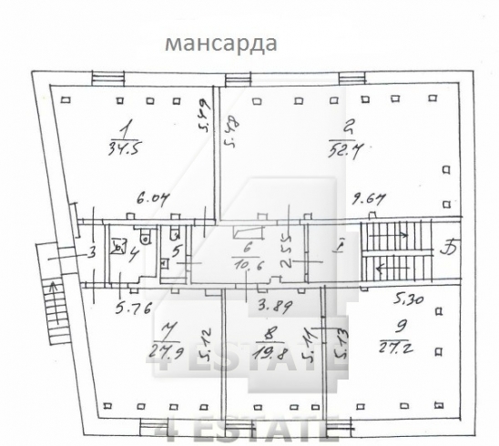 Продажа банковского особняка класса В+, м.Сухаревская.