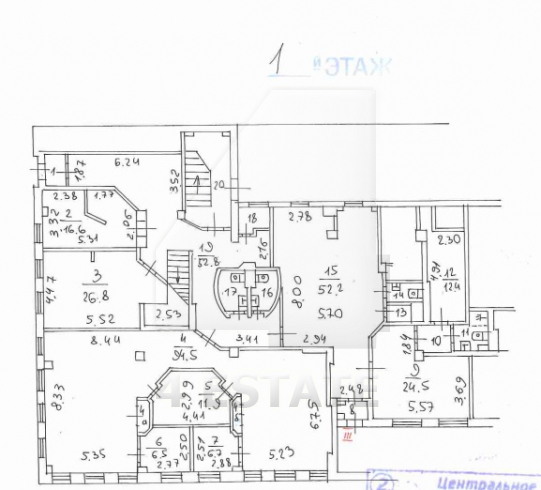 Предлагается на продажу презентабельный особняк класса А, м.Чистые пруды.