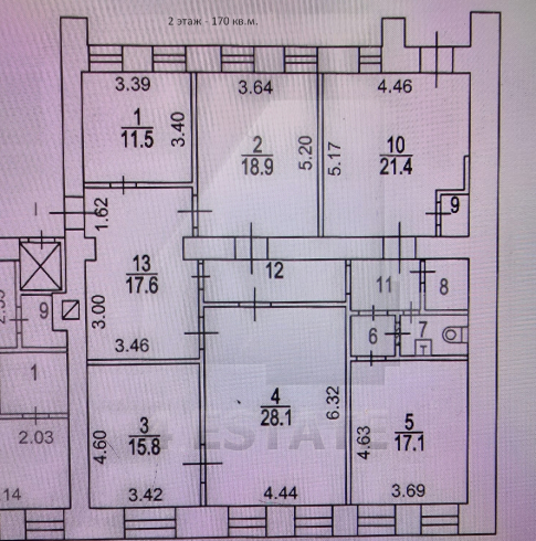 Аренда офиса в бизнес центре класса B+, м.Белорусская.