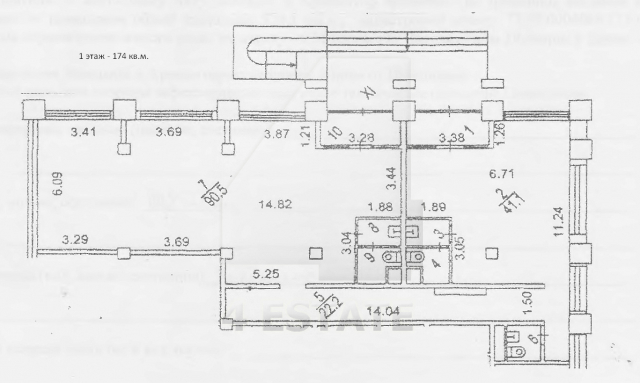 Аренда помещений с отдельным входом в элитном ЖК, м.Сокол.
