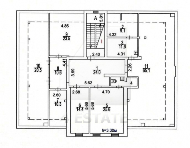 Аренда презентабельного особняка класса А, м.Пушкинская.