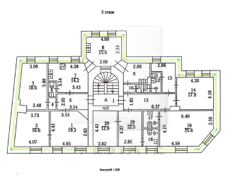Аренда помещения в особняке класса В+, м.Проспект Мира