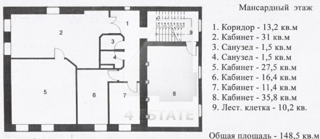 Продажа представительского особняка, м.Смоленская.