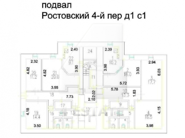 Аренда особняка класса В+ под медицинский центр, м. Смоленская.