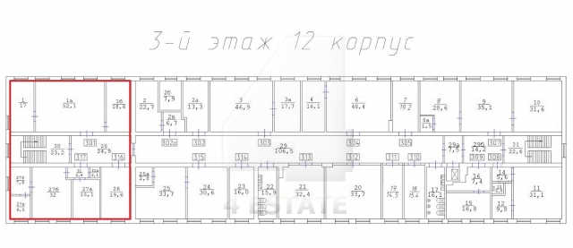 Аренда офисов в бизнес центре класса "В" м. Белорусская.