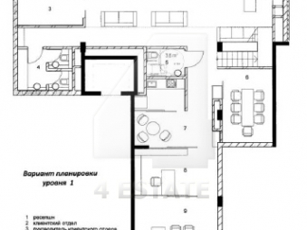 Помещение в аренду в жилом доме класса А, м.Парк культуры.