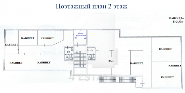 Аренда презентабельного особняка класса В+, м.Курская.