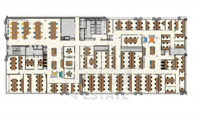 Аренда офисов в бизнес центре класса В+ «Heo Гео», м.Калужская.