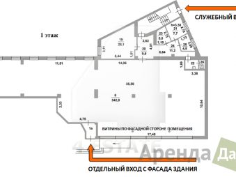 Аренда торгового помещения, м Пролетарская.
