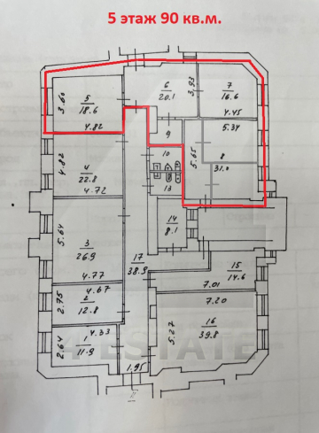 Офисы в историческом здание, м.Чистые пруды.