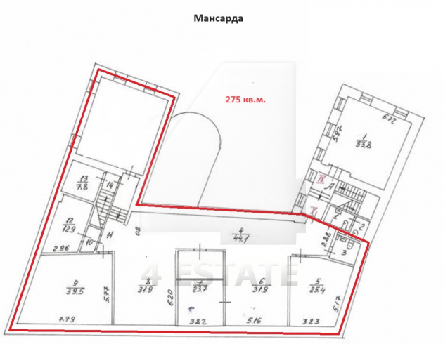 Аренда в особняке класса А, м.Римская.