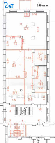 Офисное здание классса В, м. Улица 1905 г.